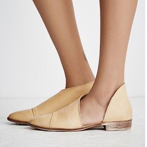 Free People Royale Flat Bootie In Ecru